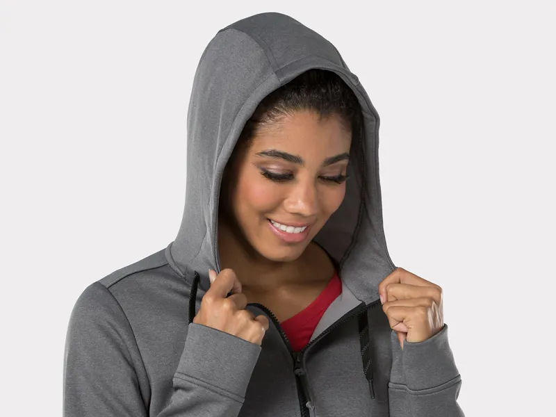 Bontrager Evoke Womens Mountain Bike Hoodie in Grey-2